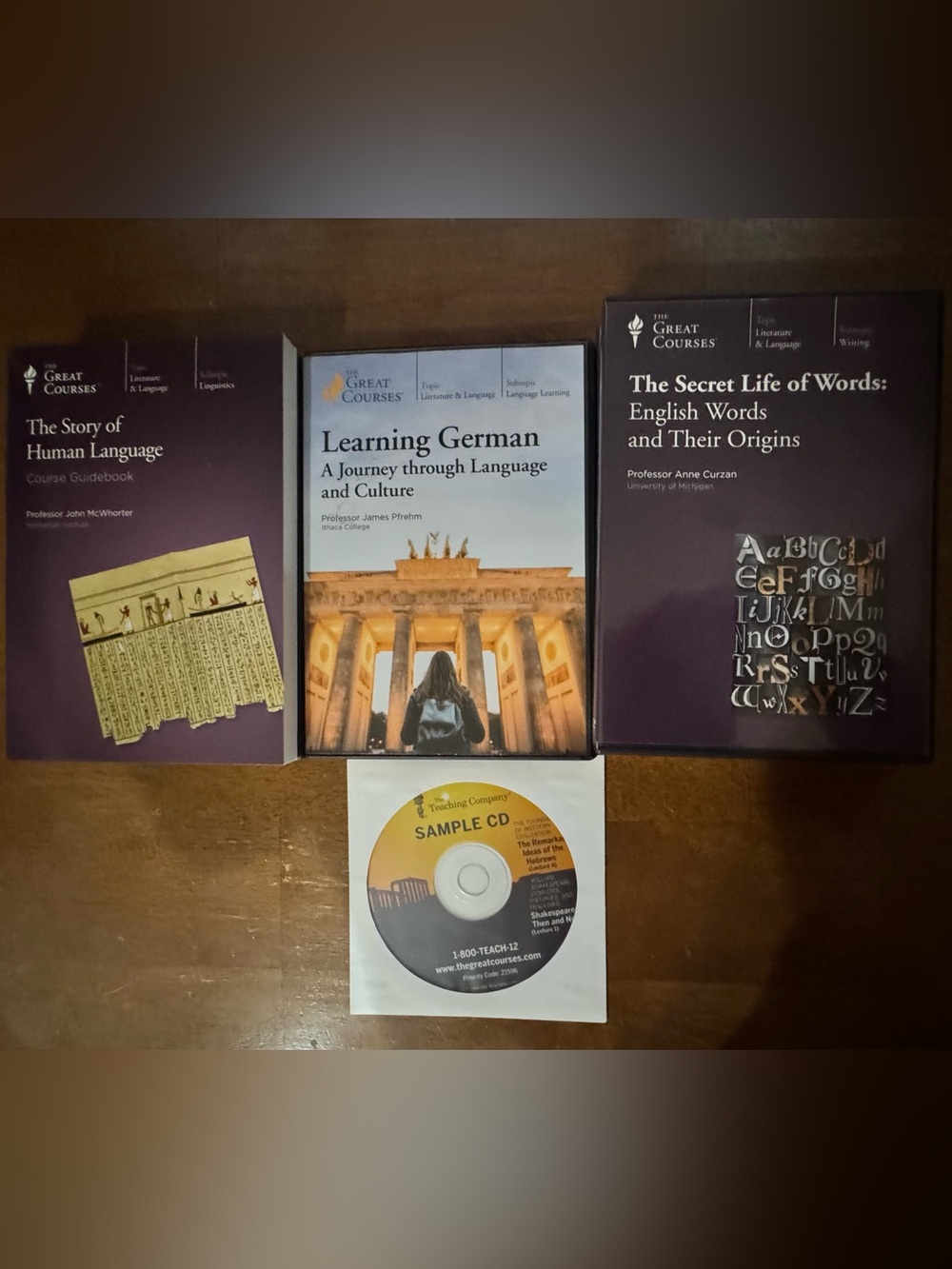 The Great Courses Literature and Language DVDs and Guidebooks